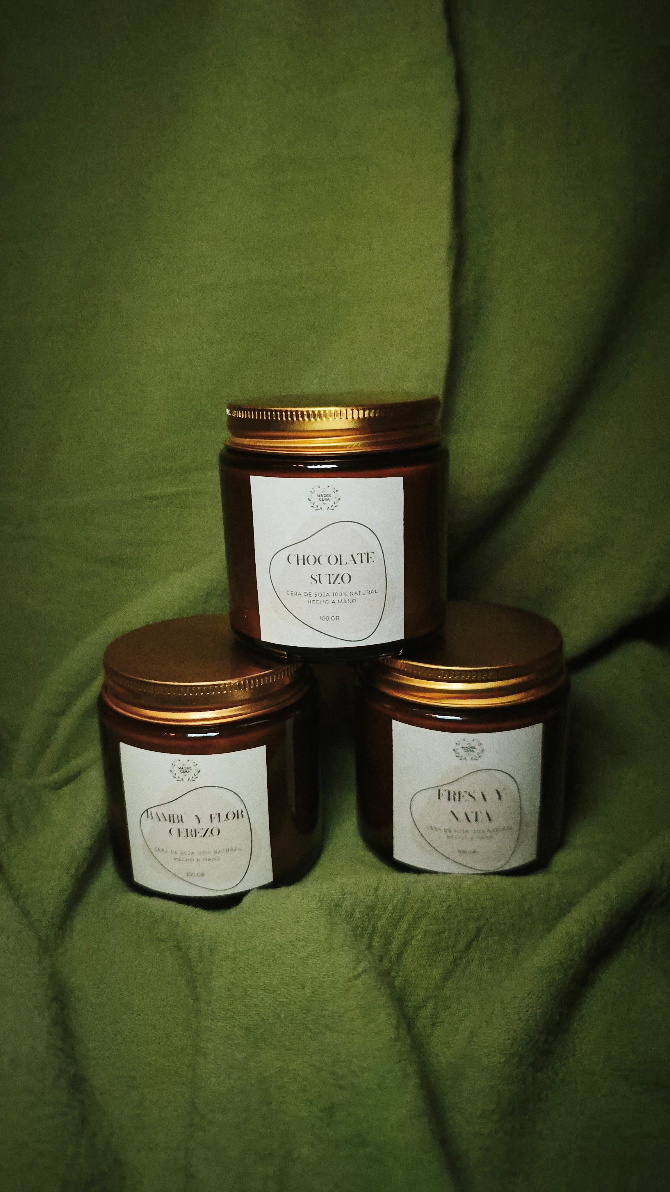 Velas aromáticas 100ml