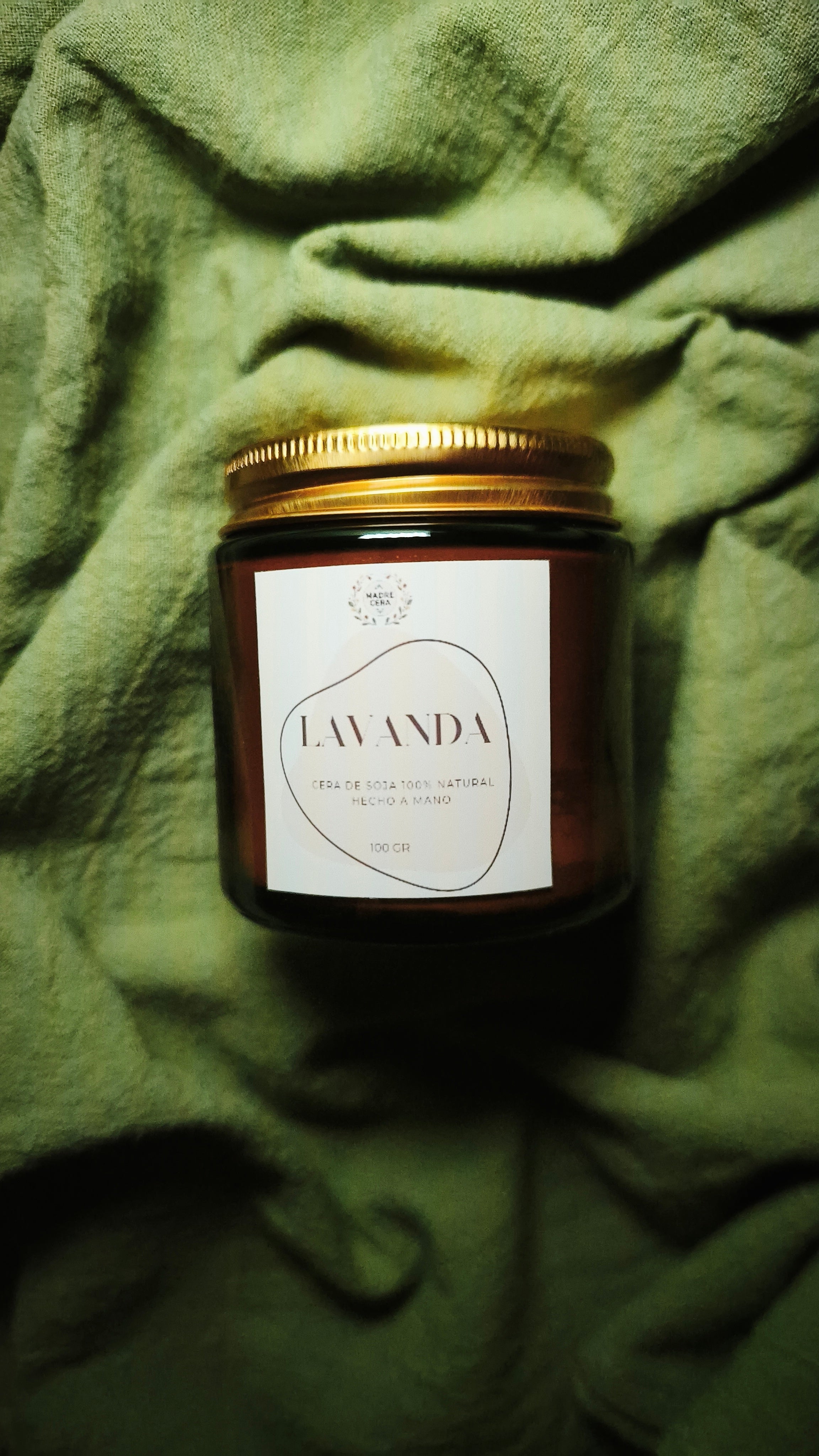 Vela Lavanda - MADRE CERA