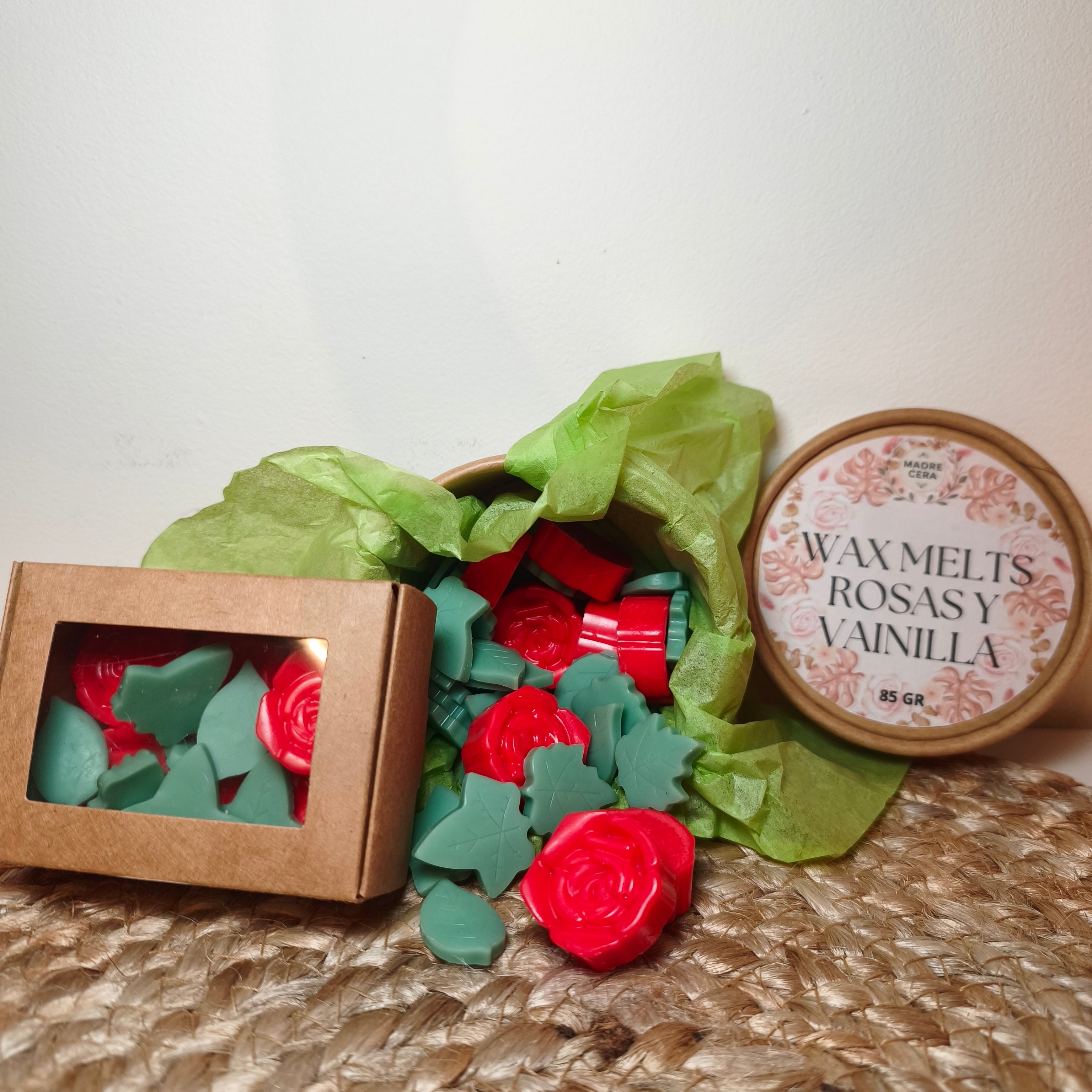 Wax Melts Rosas y Vainilla - MADRE CERA